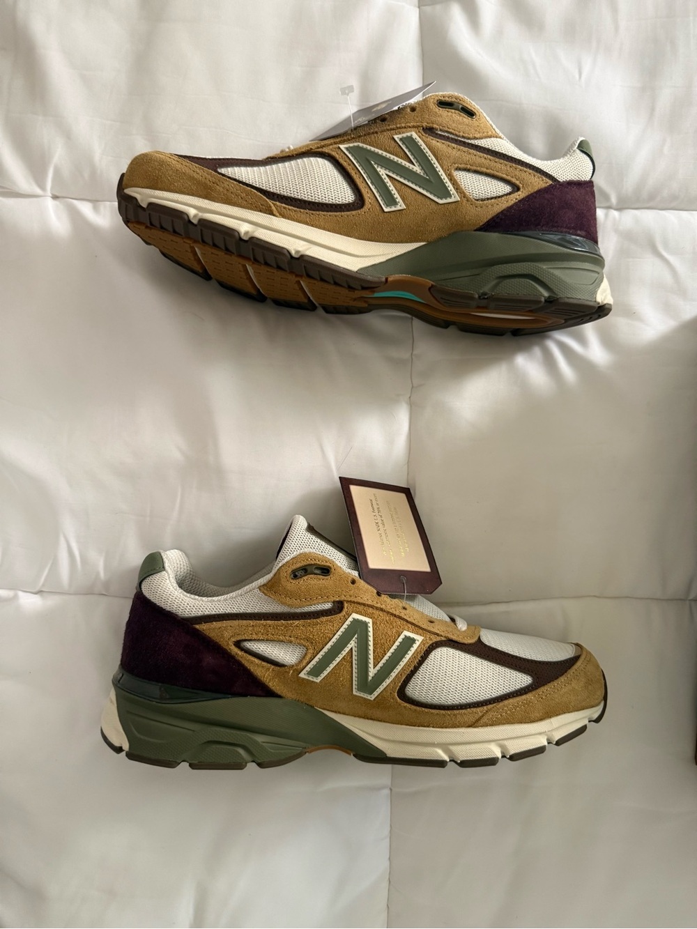 NEW BALANCE CNCPTS X 990V4 MADE IN USA 'PATINA' Pumpernickel/Dark Olivine Sz 11 - Picture 3 of 9